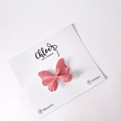 Lazo Mariposa Charol – Rosa Palo