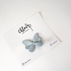 Lazo Mariposa Polipiel – Azul Pastel