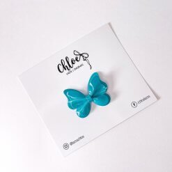 Lazo Mariposa Charol – Agua Marina