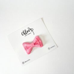 Lazo Nube Charol -  Rosa Ballet