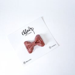 Lazo Nube Charol - Rosa Quemado