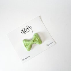 Lazo Nube Charol - Verde Mint