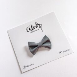 Lazo Básico Charol - Gris