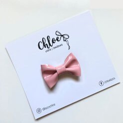 Lazo Básico Charol - Rosa Palo