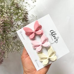 Pack 3 Lazos Mariposa Charol