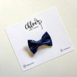 Lazo Básico Charol - Marino