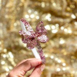 Diadema Mariposa Rose & Gold